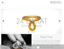 Tablet Screenshot of biegel.biz